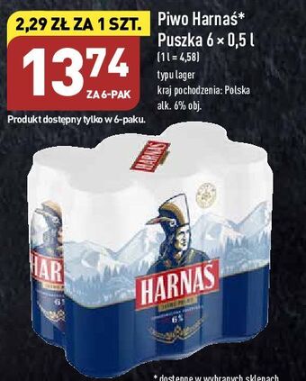 ALDI Piwo harnaś jasne pełne oferta