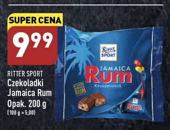 ALDI Czekoladki jamaica rum ritter sport oferta