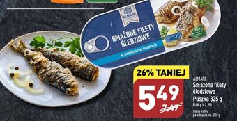 ALDI Smażone filety śledziowe almare seafood oferta