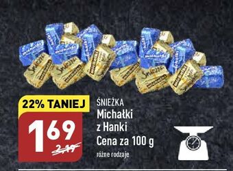 ALDI Cukierki z hanki śnieżka michałki oferta