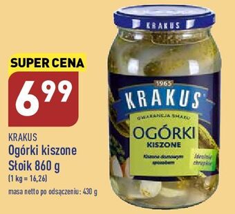 ALDI Ogorki kiszone krakus maspex oferta