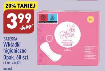 ALDI Wkładki higieniczne normalne satessa oferta