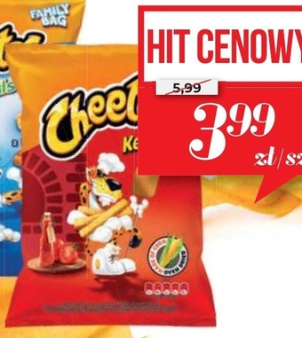 Społem Cheetos chrupki kukurydziane o smaku ketchupowym 150 g oferta