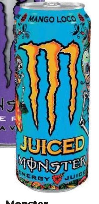 Społem Monster energy mango loco gazowany napój energetyczny 500 ml oferta