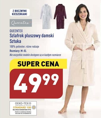ALDI Szlafrok damski queentex oferta