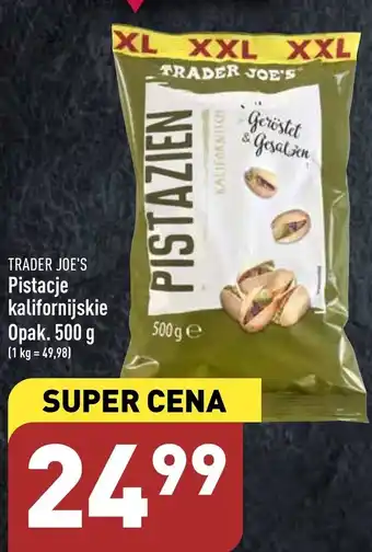 ALDI Pistacje trader joe's oferta