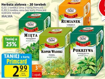Prim Market Malwa herbata ziołowa - 20 torebek oferta