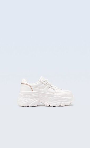 Stradivarius Buty sportowe na platformie xl oferta