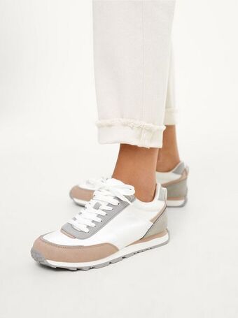 Parfois Buty sportowe z nylonu, bezowy oferta