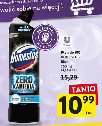 Intermarche Żel do wc blue domestos zero kamienia oferta