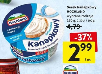Intermarche Serek śmietankowy hochland kanapkowy oferta