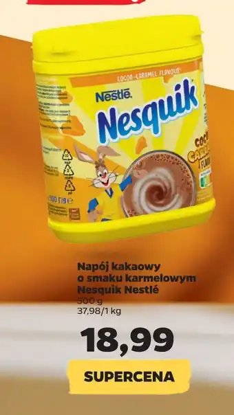 Netto Napój kakaowy o smaku karmelowym nesquik nestlé oferta