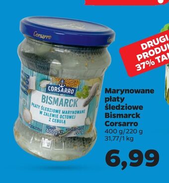 Netto Marynowane płaty śledziowe bismarck corsarro oferta