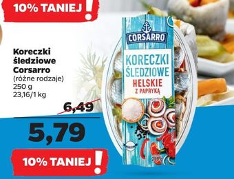 Netto Koreczki śledziowe corsarro oferta