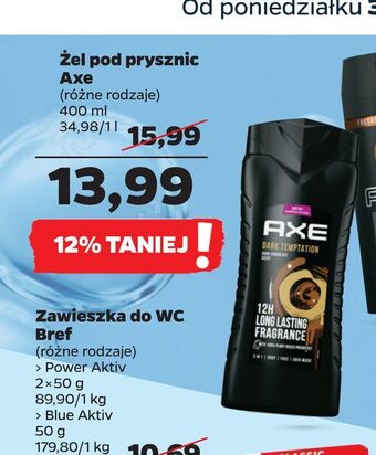Netto Żel pod prysznic axe oferta