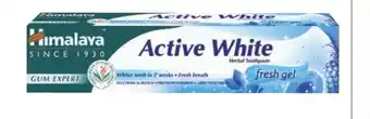 SuperPharm Himalaya ziołowa pasta wybielająca w żelu active white 75 ml oferta