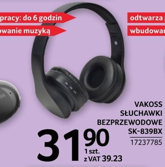 Selgros Słuchawki bluetooth vakoss oferta