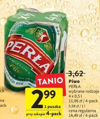Intermarche Piwo perła chmielowa oferta