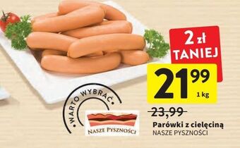 Intermarche Parówki cielęciną nasze pyszności oferta