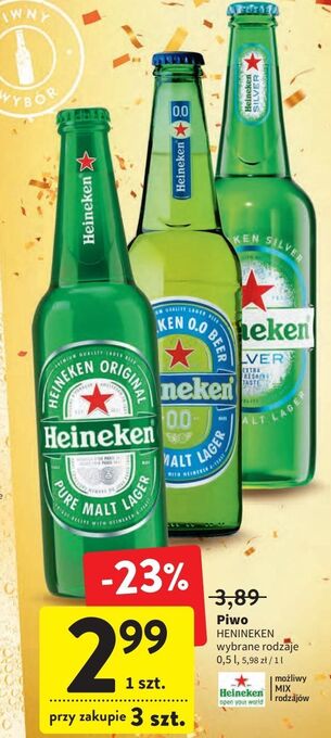 Intermarche Piwo heineken oferta