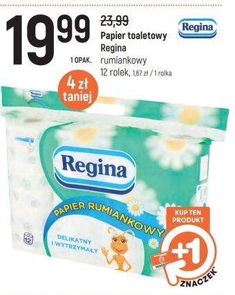 Intermarche Papier toaletowy rumiankowy regina oferta