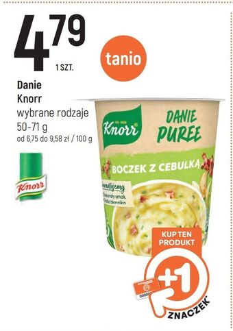Intermarche Puree boczek z cebulką knorr danie oferta