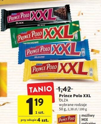 Wafelek orzechowy prince polo xxl