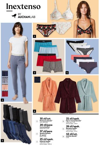 Auchan Biustonosz damski inextenso by auchan oferta