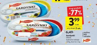 Intermarche Sardynki w oleju roślinnym graal oferta