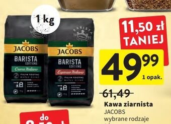 Intermarche Kawa jacobs barista editions crema italiano oferta