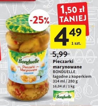 Intermarche Pieczarki marynowane łagodne bonduelle oferta