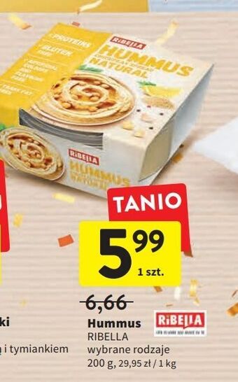 Intermarche Hummus natural ribella oferta