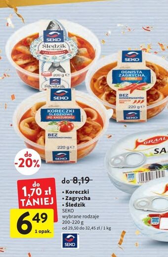 Koreczki śledziowe kaszubskie seko