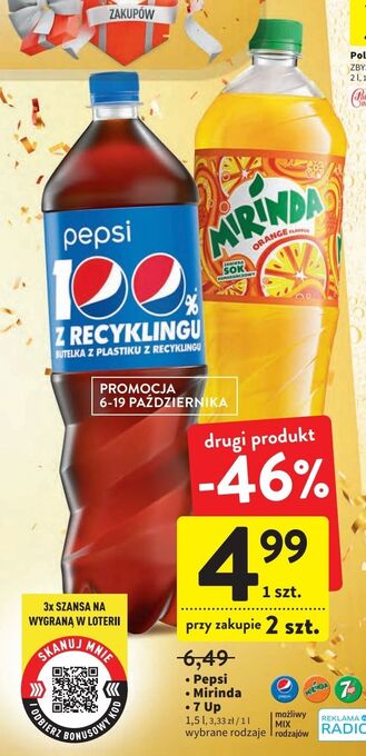 Intermarche Napój orange mirinda oferta