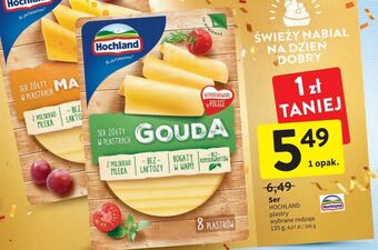 Intermarche Ser gouda plastry hochland oferta