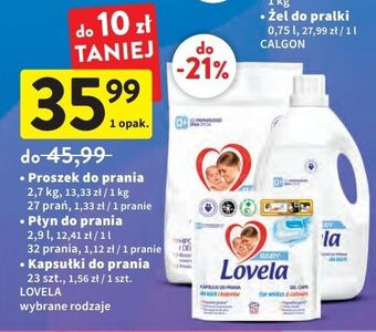 Intermarche Kapsułki do prania bieli i kolorów lovela baby oferta
