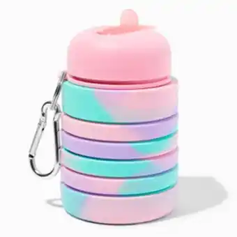 Claire's Collapsible tie dye water bottle oferta