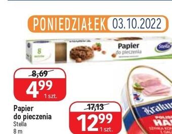 E.Leclerc Papier do pieczenia 8 m stella oferta