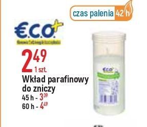 E.Leclerc Wkład parafinowy do zniczy 60h eco+ oferta