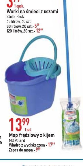 E.Leclerc Wiadro z wyciskaczem spontex oferta