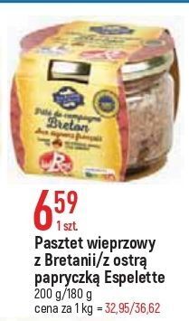 E.Leclerc Pasztet wieprzowy z papryczką espelette nos regions ont du talent oferta
