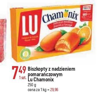 Biszkopty z nadzieniem pomarańczowym lu chamonix