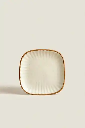 ZARA Square stoneware plate oferta