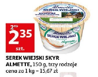 Auchan Serek wiejski ze skyrem hochland almette oferta