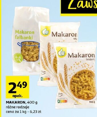 Auchan Makaron nitki podniesiony kciuk oferta