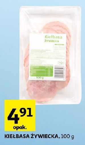 Auchan Kiełbasa zywiecka auchan na co dzień (logo zielone) oferta