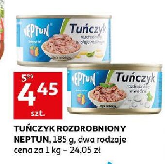 Auchan Tuńczyk rozdrobniony w oleju roślinnym neptun oferta