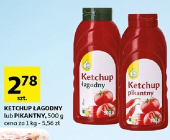 Auchan Ketchup pikantny podniesiony kciuk oferta