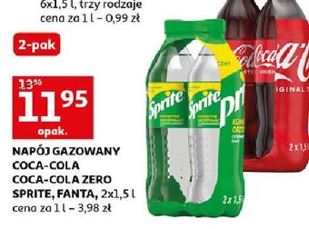 Auchan Napój coca-cola zero oferta