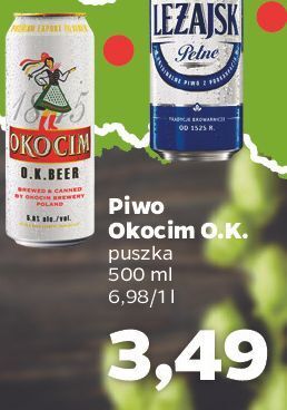 Piwo okocim o.k. beer